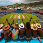 a game of cricket in the caribbean